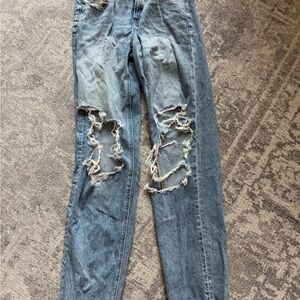 American Eagle Outfitters Blue Denim Jeans strigid size 00